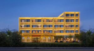 El edificio en el que está el hotel