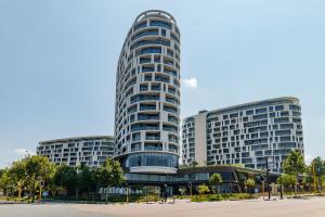 Bygningen som lejligheden ligger i