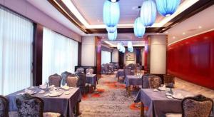 O zonă de relaxare la Xiamen Jingmin Central Hotel