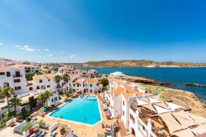 an aerial view of a resort with a swimming pool at Comitas Tramontana Park in Fornells