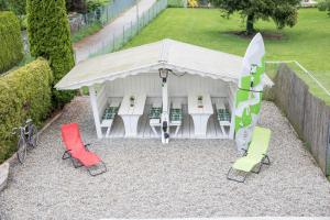Zahrada ubytování Hotel Garni Krone