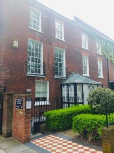 Bygningen som lejligheden ligger i