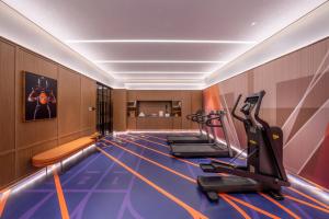 Fitness centrum a/nebo fitness zařízení v ubytování Orange Hotel Chengdu Shuangliu International Airport