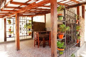 Balkón nebo terasa v ubytování Casa Taller Ramirez