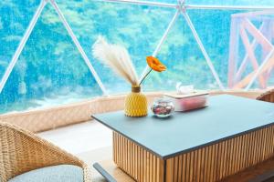 Posezení v ubytování リバーサイドグランピングNuts