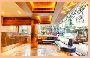 Et opholdsområde på Hotel The Silver Inn Mumbai