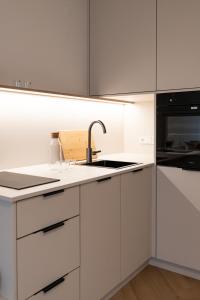 Kuchyň nebo kuchyňský kout v ubytování Studio 4