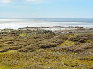una vista de la playa con el océano en el fondo en 4 person holiday home in Fanø, en Fanø