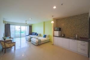 Køkken eller tekøkken på Marina Island Lumut Homestay