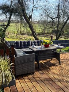 Κήπος έξω από το Ferienhaus am Bunderhammrich 25184