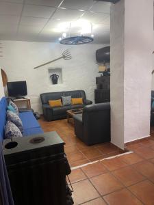 Posezení v ubytování casa rural Mas Pare Sant