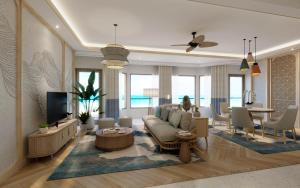 Μια τηλεόραση ή/και κέντρο ψυχαγωγίας στο Mövenpick Resort & Spa Bintan Lagoon