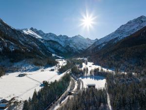 Naturlandskabet i nærheden af pensionatet