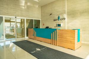 Vstupní hala nebo recepce v ubytování 33rd floor luxury apartment spa & fitness + 64 fotografií