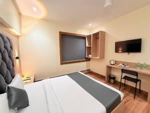 Televiisor ja/või meelelahutuskeskus majutusasutuses Hotel Riza - Near Nesco Exhibition Centre +15 fotot