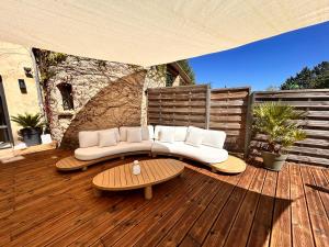 Un lugar para sentarse en Le Clos des Elfes