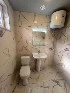 Koupelna v ubytování Lagusheda