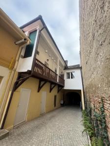 Bygningen som lejligheden ligger i