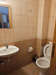 Koupelna v ubytování Rooftop apartment with stunning view