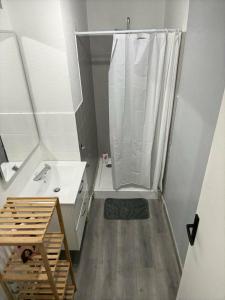 Koupelna v ubytování Séjourner chez Roto