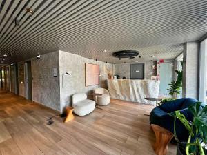 Η κουζίνα ή μικρή κουζίνα στο Setai Aquamaris Premium 3pessoas Vista Mar Lateral