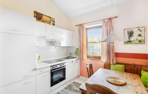 Køkken eller tekøkken på Ferienhaus Natur pur