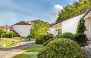 Bygningen som feriehuset ligger i