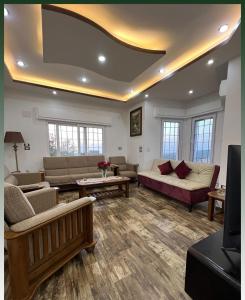 Posezení v ubytování Zaytouna Farm