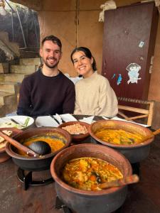 Jídlo v penzionu nebo okolí