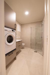 Koupelna v ubytování Motoppen Trysil