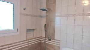 V_Paradise في إيراكليتسا: حمام مع دش وباب زجاجي +18 صورة