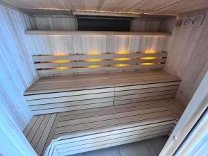 a sauna is shown with lights on it at Novotel York Centre in York