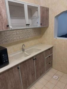 Kuchyň nebo kuchyňský kout v ubytování Suites OrbitNet JED2M