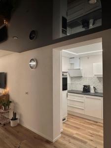 Nhà bếp/bếp nhỏ tại Alex' Apartments Waldharmonie +6 ảnh