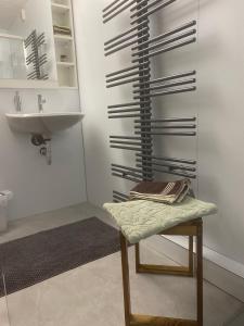 Koupelna v ubytování Ferienwohnung Klein und Fein