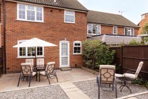 Bygningen som feriehuset ligger i