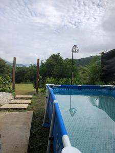 Bazén v ubytování BELLA Toscana nebo v jeho okolí