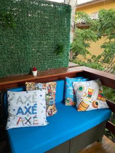 Khu vực ghế ngồi tại Apartamento Praia do Forte