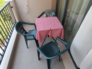 Ban công/sân hiên tại Апартамент 11 улица Македония 33 Поморие