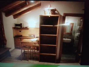 Kuchyň nebo kuchyňský kout v ubytování BAITA Ancienne Bergerie