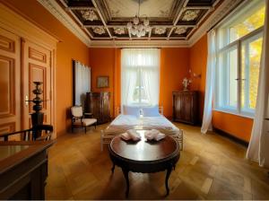 Χώρος καθιστικού στο Villa Dietel Greiz