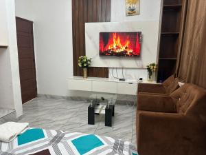 TV a/nebo společenská místnost v ubytování Boris N1