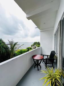 En balkon eller terrasse på Pearl Beach