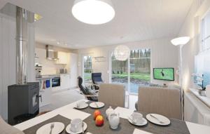 Η κουζίνα ή μικρή κουζίνα στο Haus Rotkehlchen