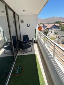 Balkón nebo terasa v ubytování Departamentos Innova