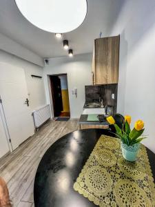 Køkken eller tekøkken på Gniezno centrum Łubieńskiego