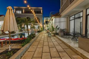 Bygningen som den private indkvartering ligger i