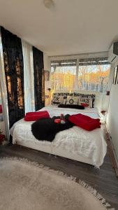 Кровать или кровати в номере Grand Pearl Bazen Tuzla