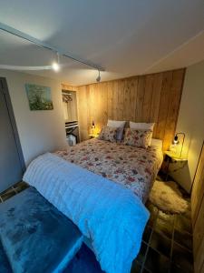 Postel nebo postele na pokoji v ubytování Le Relais d'Hubert