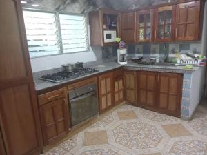 Kuchyň nebo kuchyňský kout v ubytování Finca Apolonia